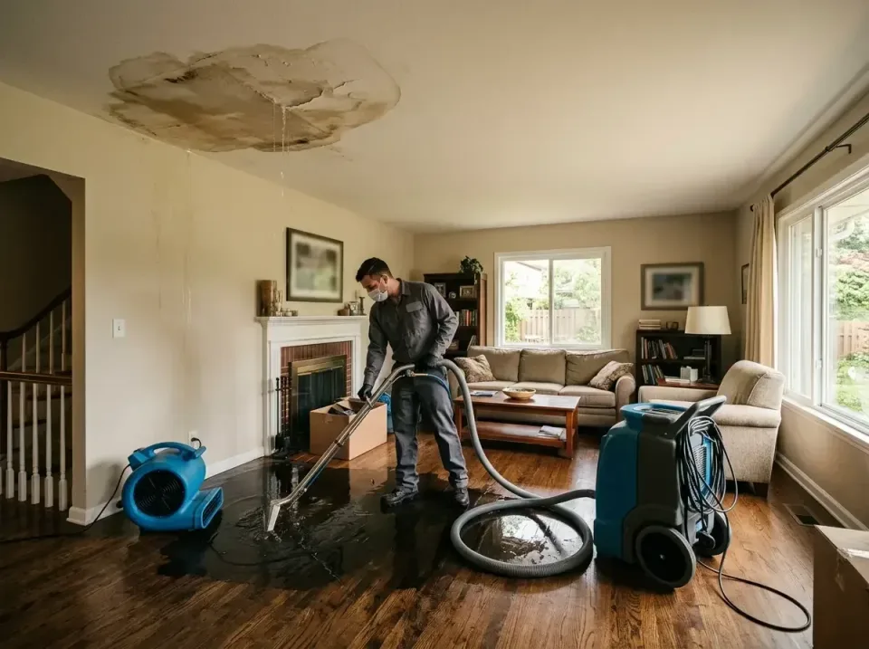 attic-pipe-burst-ceiling-drip-008 — frequently asked questions, Water Damage Restoration & Carpet Care in Wheeling, IL